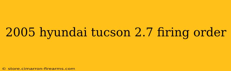 2005 hyundai tucson 2.7 firing order