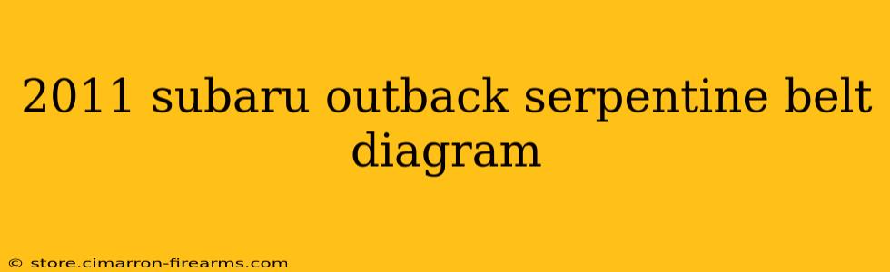 2011 subaru outback serpentine belt diagram