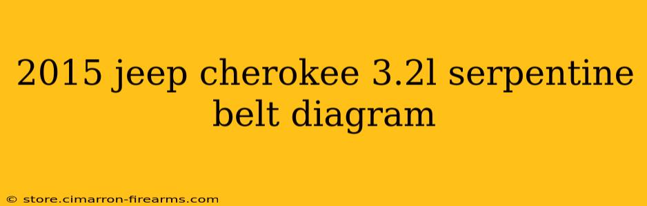 2015 jeep cherokee 3.2l serpentine belt diagram