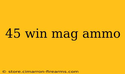 45 win mag ammo