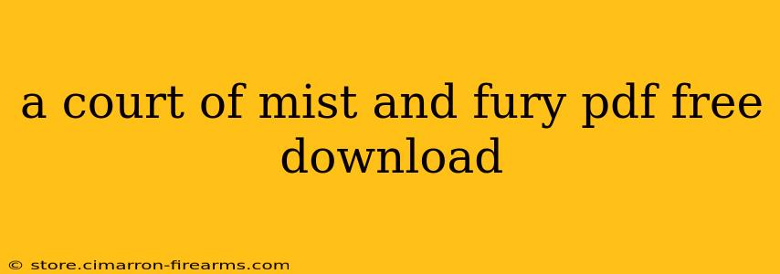 a court of mist and fury pdf free download