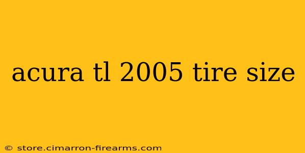 acura tl 2005 tire size