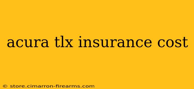 acura tlx insurance cost