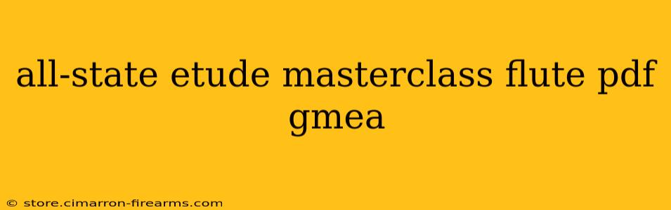 all-state etude masterclass flute pdf gmea