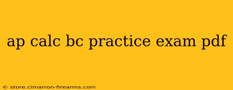 ap calc bc practice exam pdf