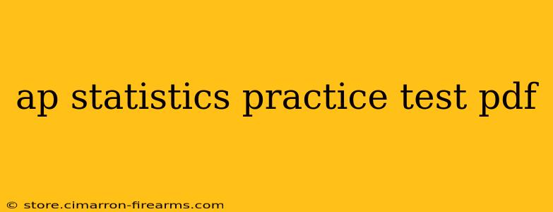 ap statistics practice test pdf