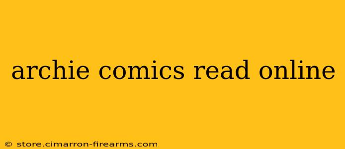 archie comics read online