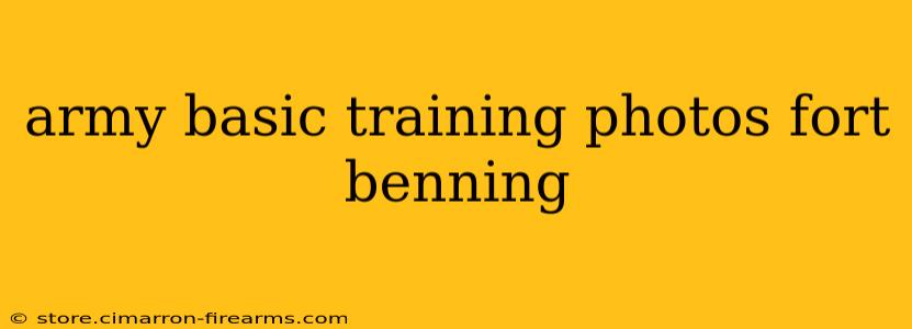 army basic training photos fort benning