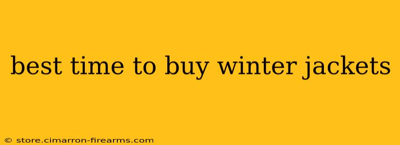 best time to buy winter jackets