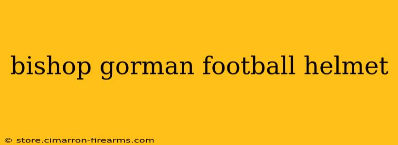 bishop gorman football helmet