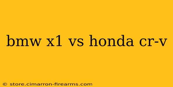 bmw x1 vs honda cr-v