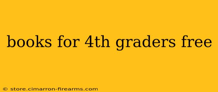 books for 4th graders free