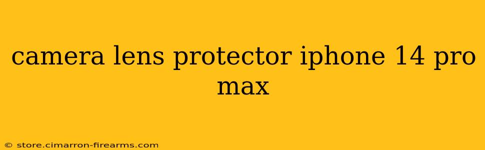 camera lens protector iphone 14 pro max