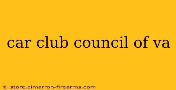 car club council of va