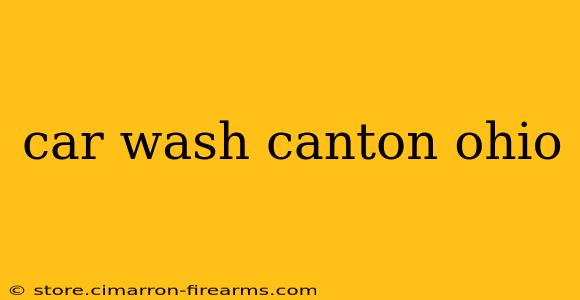 car wash canton ohio