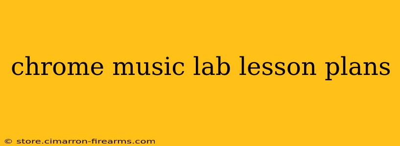 chrome music lab lesson plans