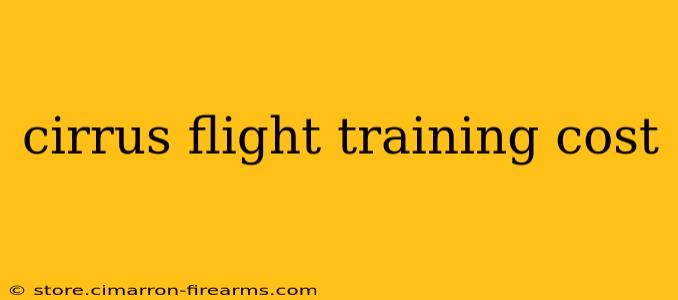 cirrus flight training cost