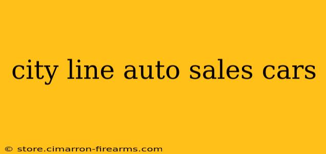 city line auto sales cars