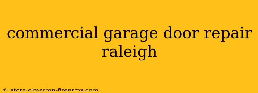 commercial garage door repair raleigh