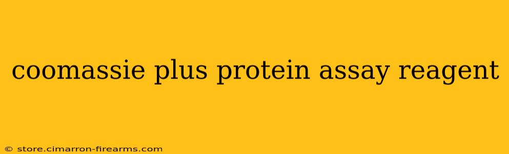 coomassie plus protein assay reagent