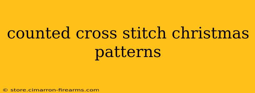 counted cross stitch christmas patterns