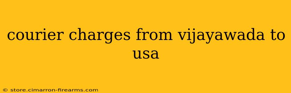 courier charges from vijayawada to usa