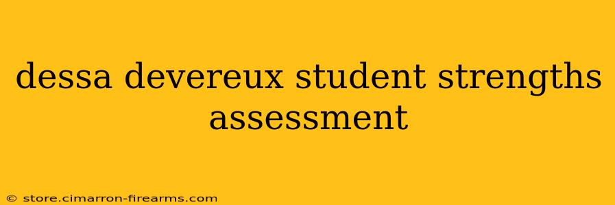 dessa devereux student strengths assessment