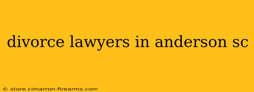 divorce lawyers in anderson sc