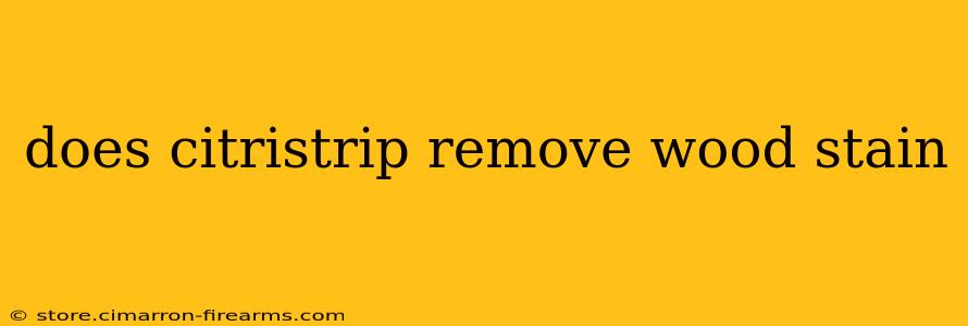 does citristrip remove wood stain