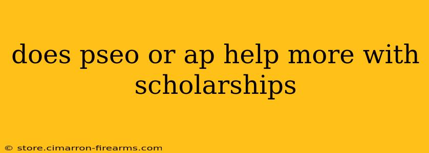 does pseo or ap help more with scholarships