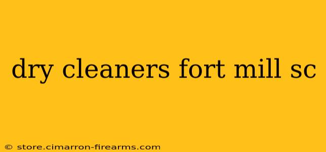 dry cleaners fort mill sc