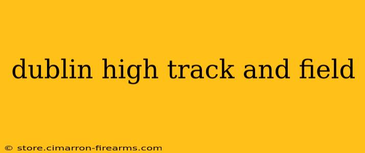 dublin high track and field