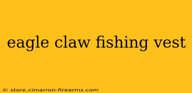 eagle claw fishing vest