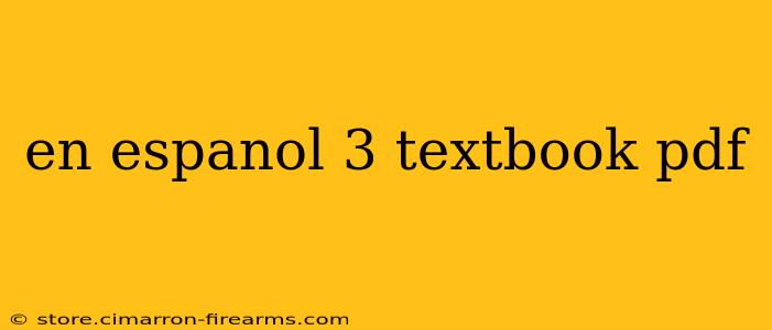 en espanol 3 textbook pdf