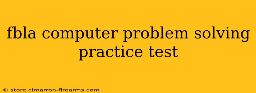 fbla computer problem solving practice test