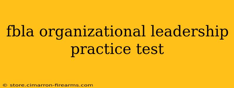 fbla organizational leadership practice test