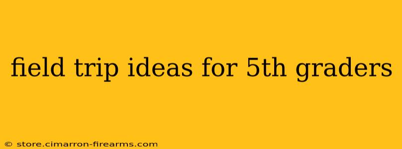 field trip ideas for 5th graders