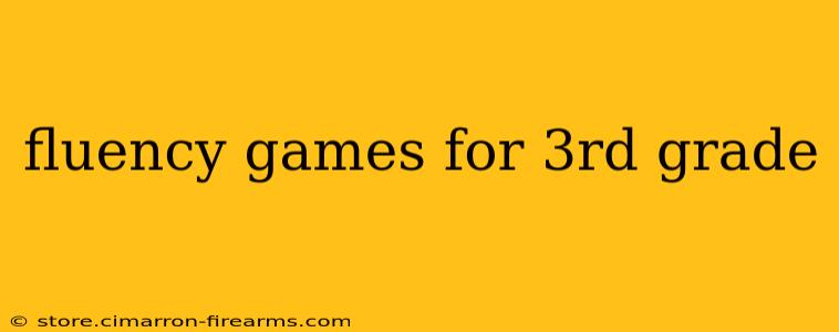 fluency games for 3rd grade