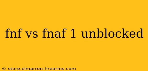 fnf vs fnaf 1 unblocked