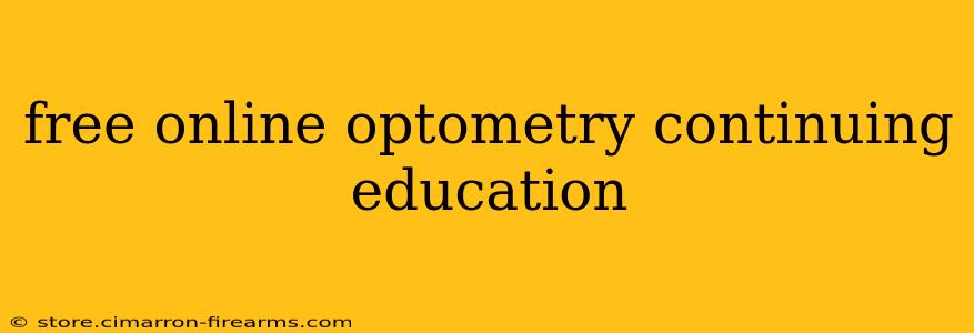 free online optometry continuing education