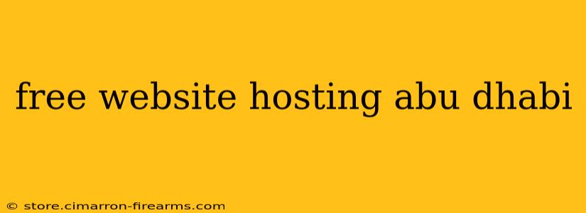 free website hosting abu dhabi