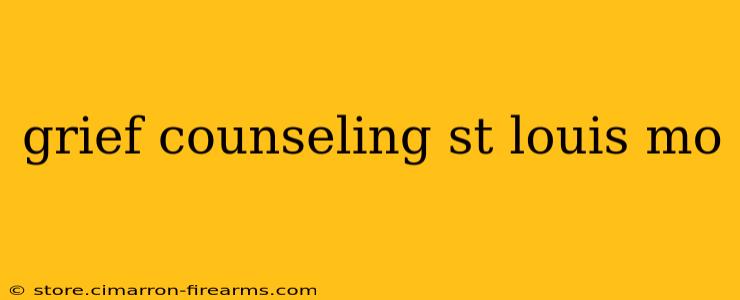 grief counseling st louis mo