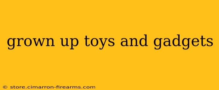 grown up toys and gadgets