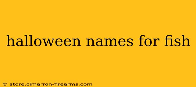 halloween names for fish