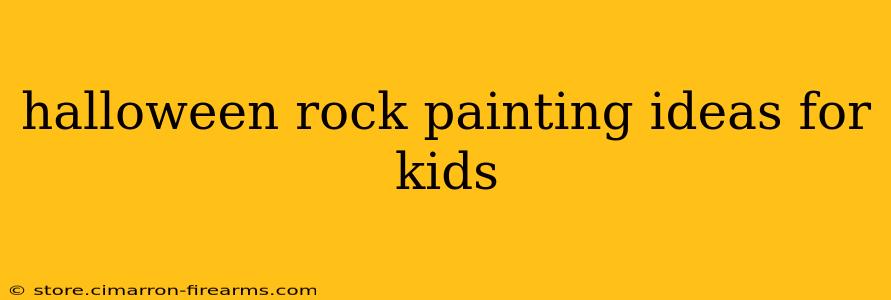 halloween rock painting ideas for kids