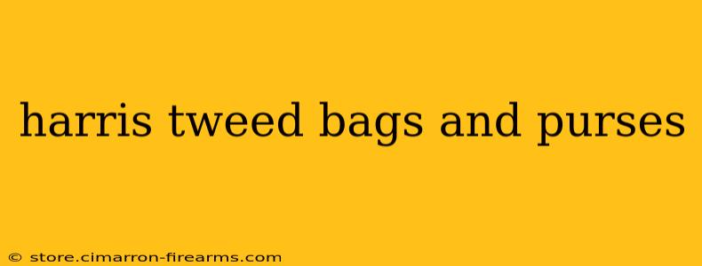 harris tweed bags and purses