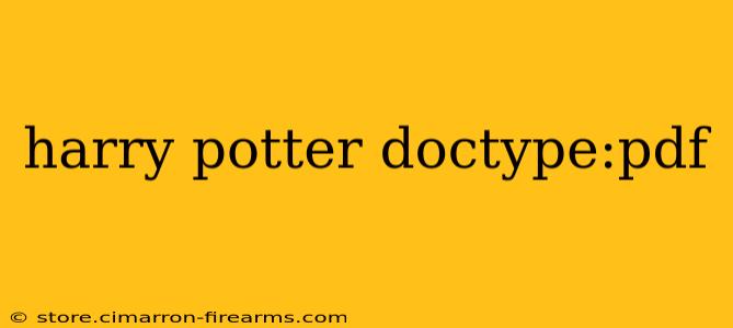 harry potter doctype:pdf