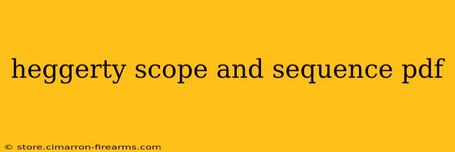 heggerty scope and sequence pdf