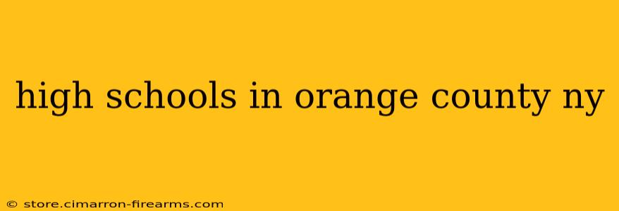 high schools in orange county ny