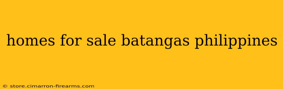 homes for sale batangas philippines